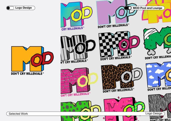 DESIGN LOGO MODTV (MOD POOL AND LOUNGE)